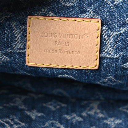 Louis Vuitton Monogram Denim Pochette Accessories Cargo Blue 6 of 9