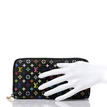 Louis Vuitton Monogram Multicolor Zippy Wallet Black 2 of 6