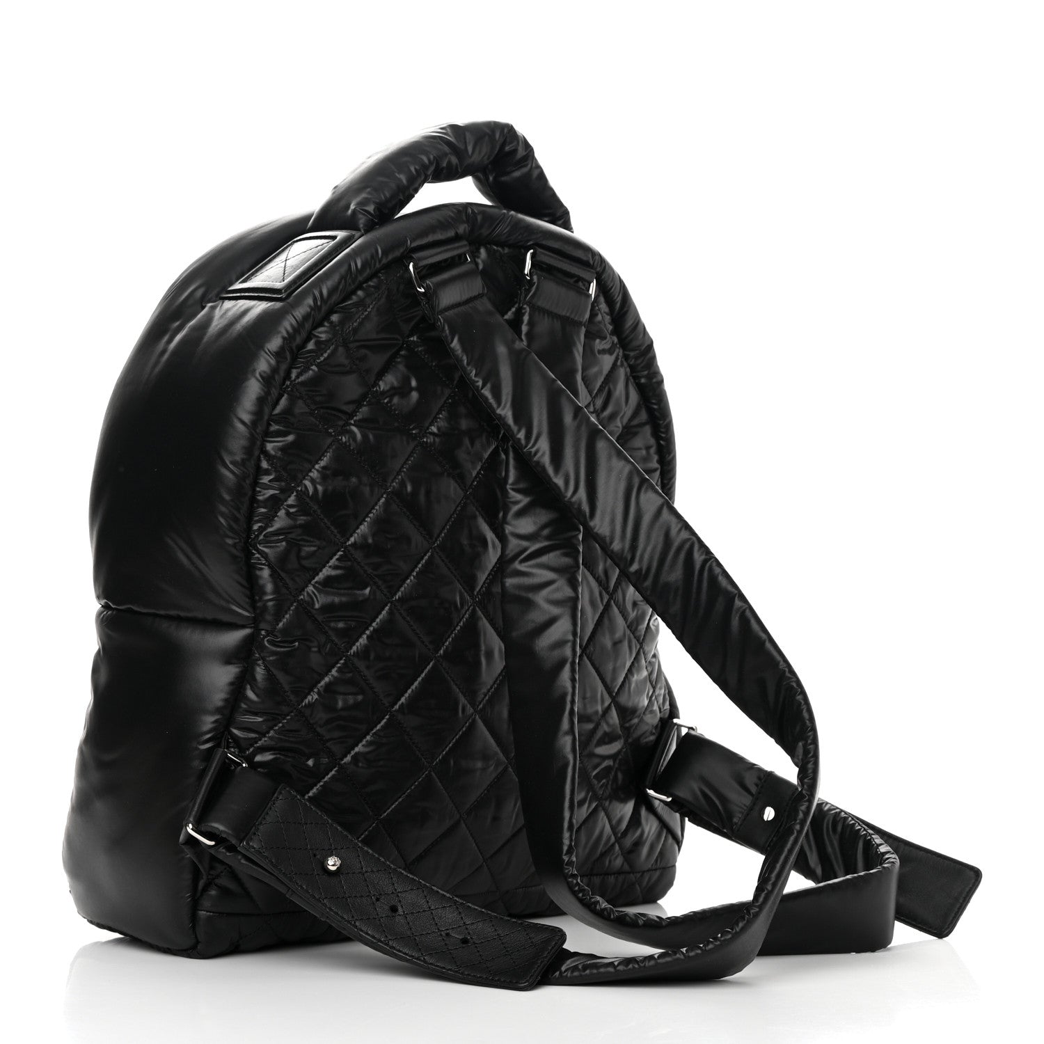 Chanel Nylon Quilted Coco Cocoon Backpack Black 2 of 11