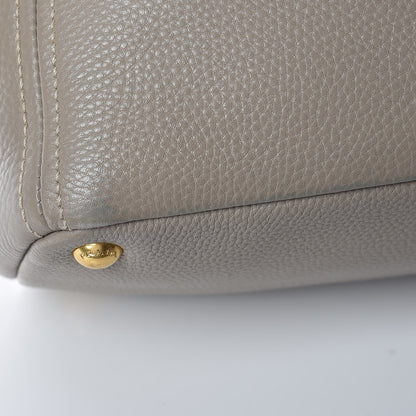 Prada Vitello Daino Side Pocket Hobo Pomice 16 of 17
