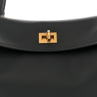 Balenciaga Natural Smooth Calfskin Small Rodeo Top Handle Handbag Black 7 of 11
