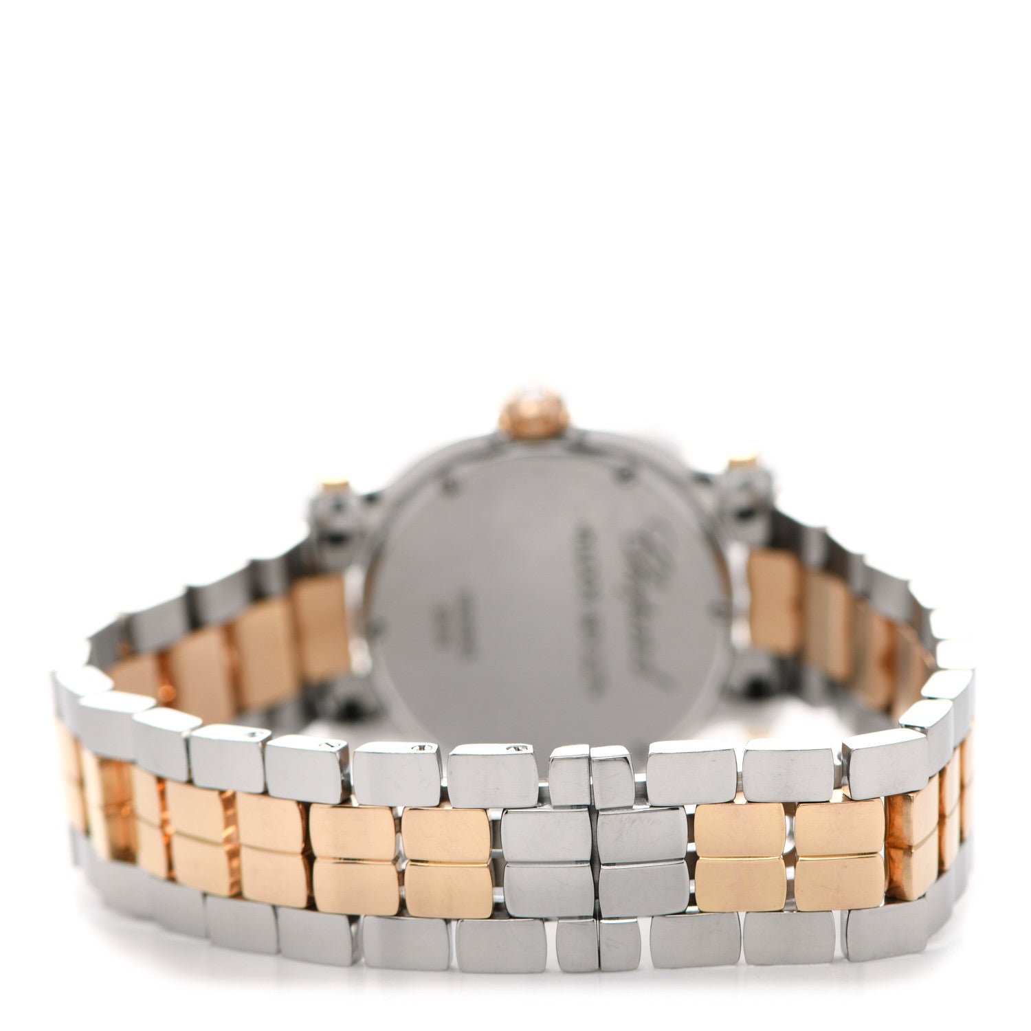 Chopard Stainless Steel 18K Rose Gold 5 Diamond 30mm Happy Sport Automatic Watch 3 of 4