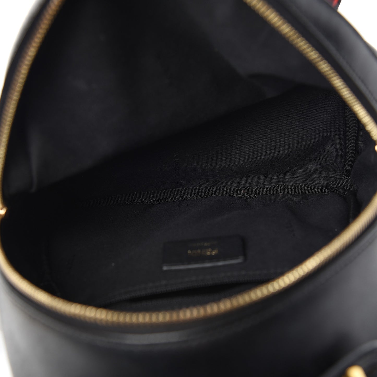 Nylon Vitello Liberty Metal Monster Eyes Studded Mini Backpack Black