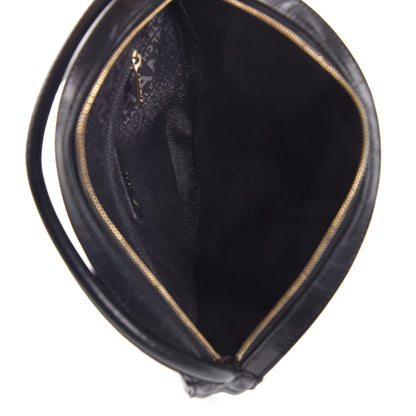Chanel Lambskin Square Quilted Round Shoulder Bag Black 4 of 7