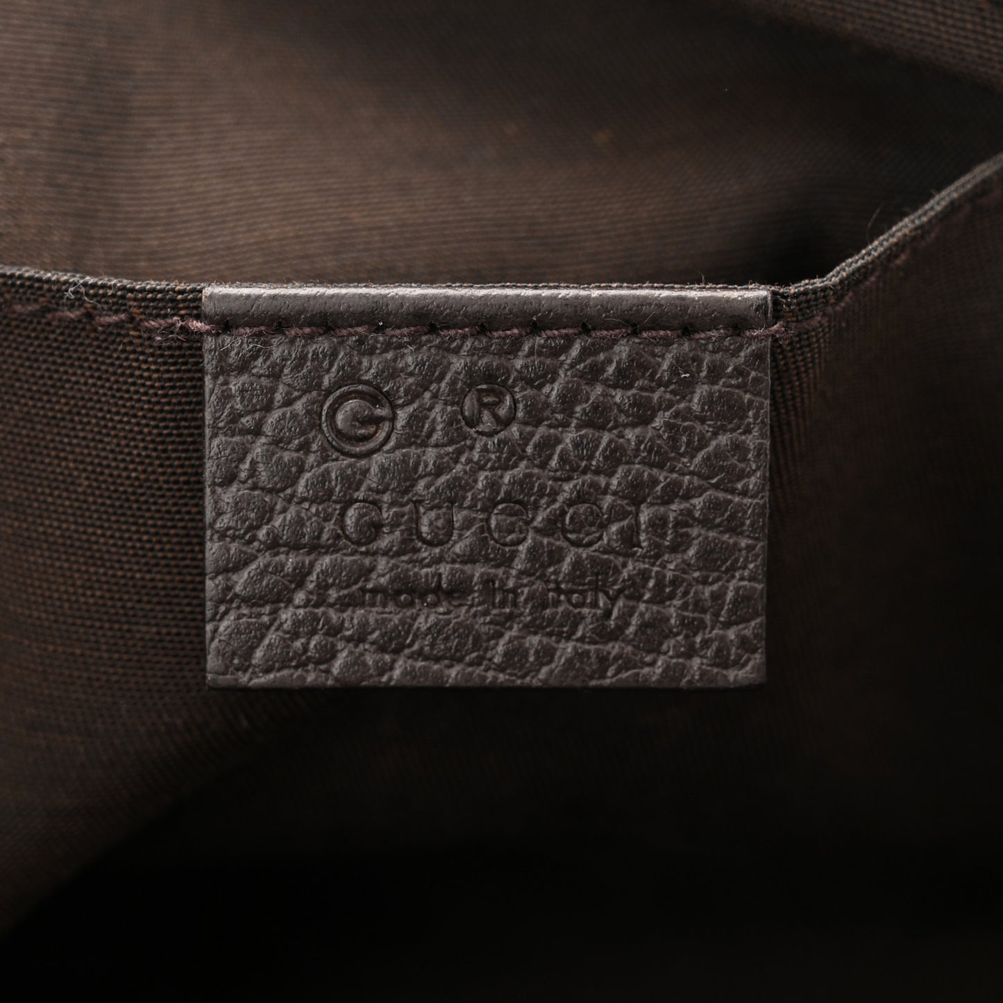 Monogram Dollar Calfskin Belt Bag Beige Ebony Testa di Moro Marrone Scuro