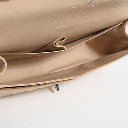 Chanel Caviar Quilted Jumbo Double Flap Beige 5 of 9