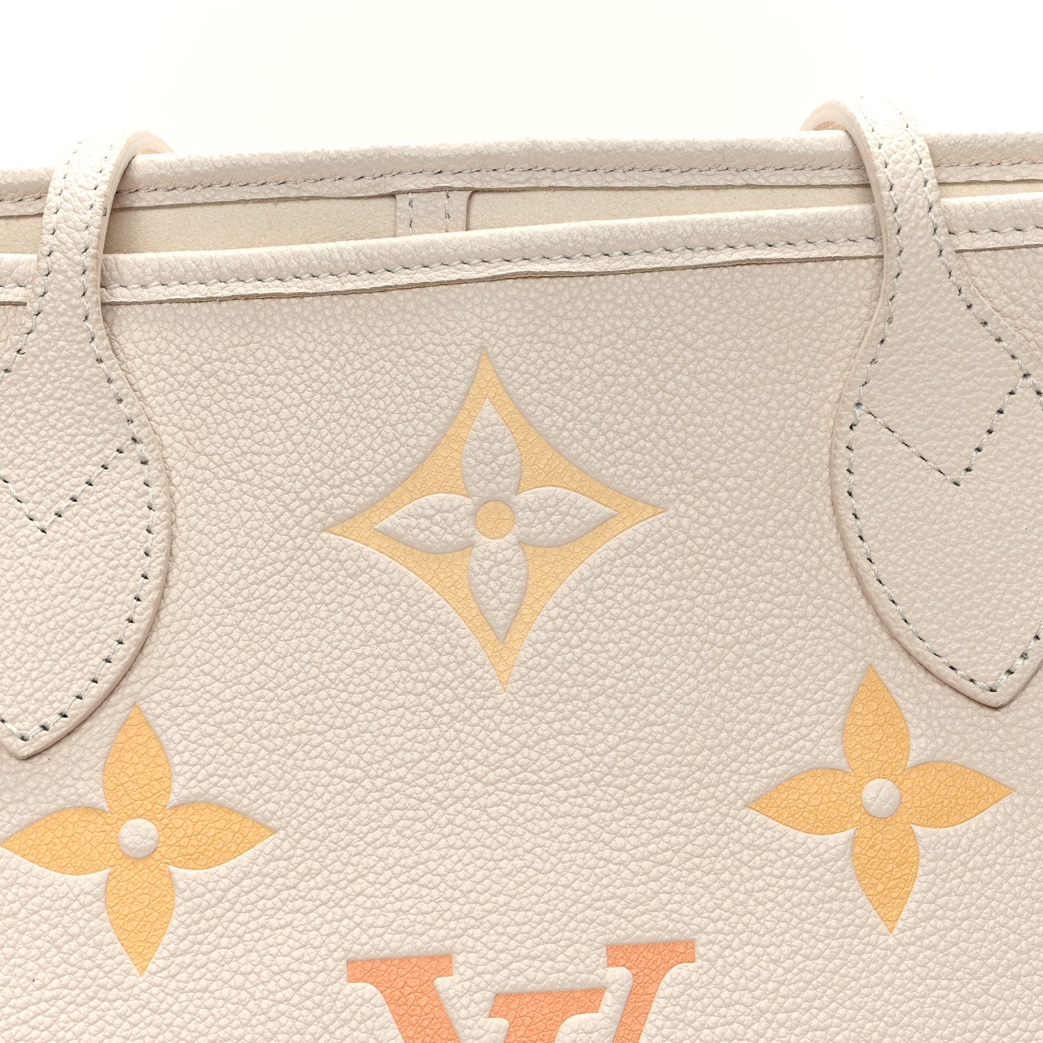 Louis Vuitton Empreinte Monogram Giant Neverfull MM Degrade Neutral 8 of 10