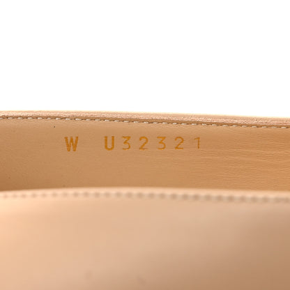 Chanel Lambskin Cap Toe CC Uniform Ballerina Flats 38 Beige Black 8 of 8