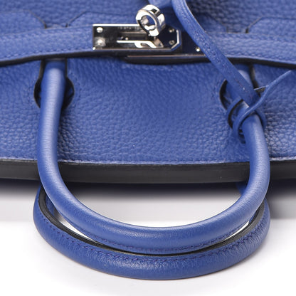 Hermes Togo Birkin 25 Bleu Electrique 10 of 26