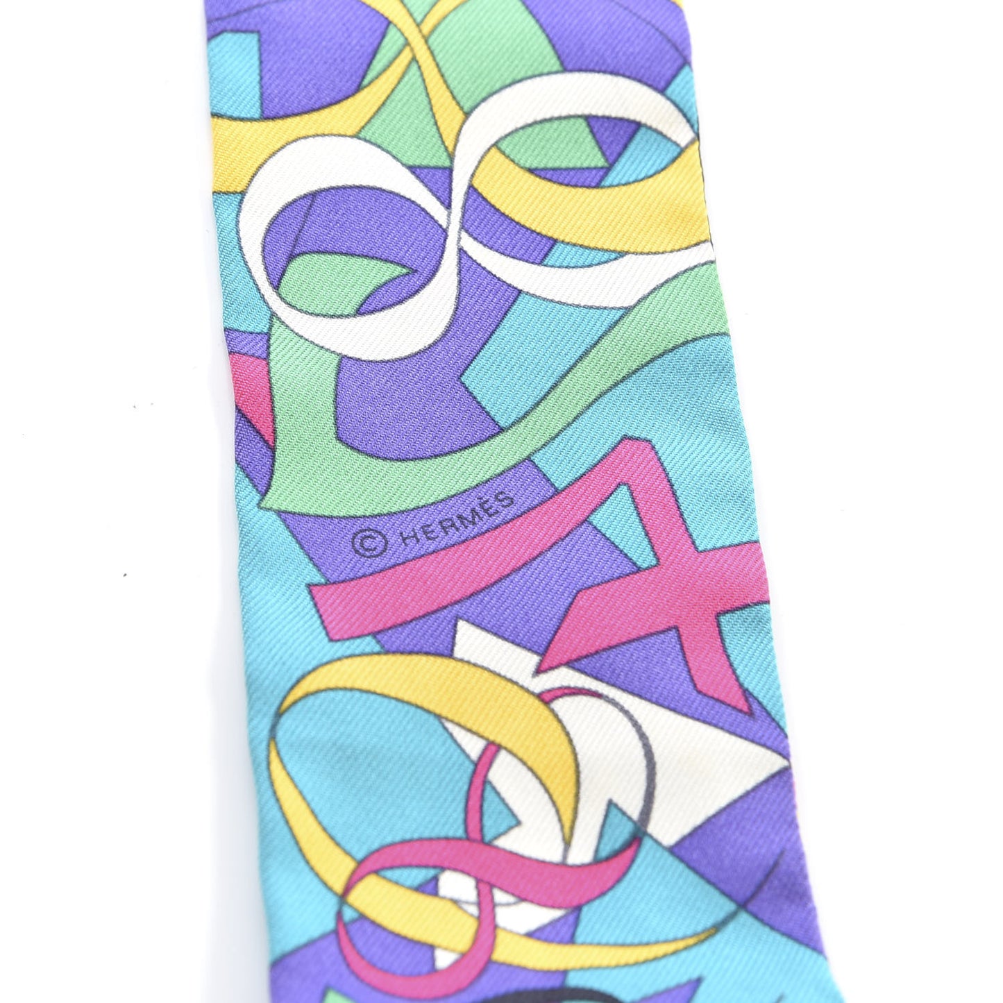 Silk Le Nombre D'Or Twilly Rose Vif Vert Jaune
