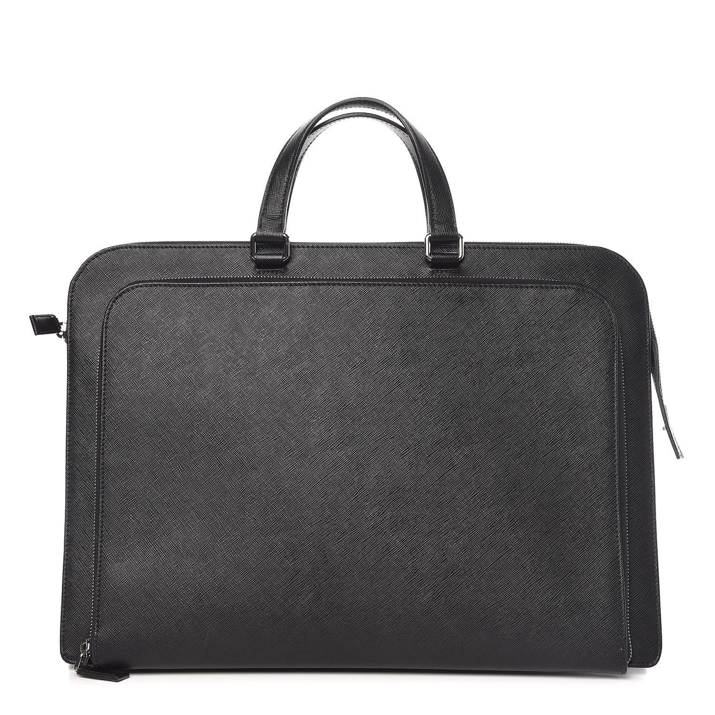 Saffiano Travel Briefcase Black