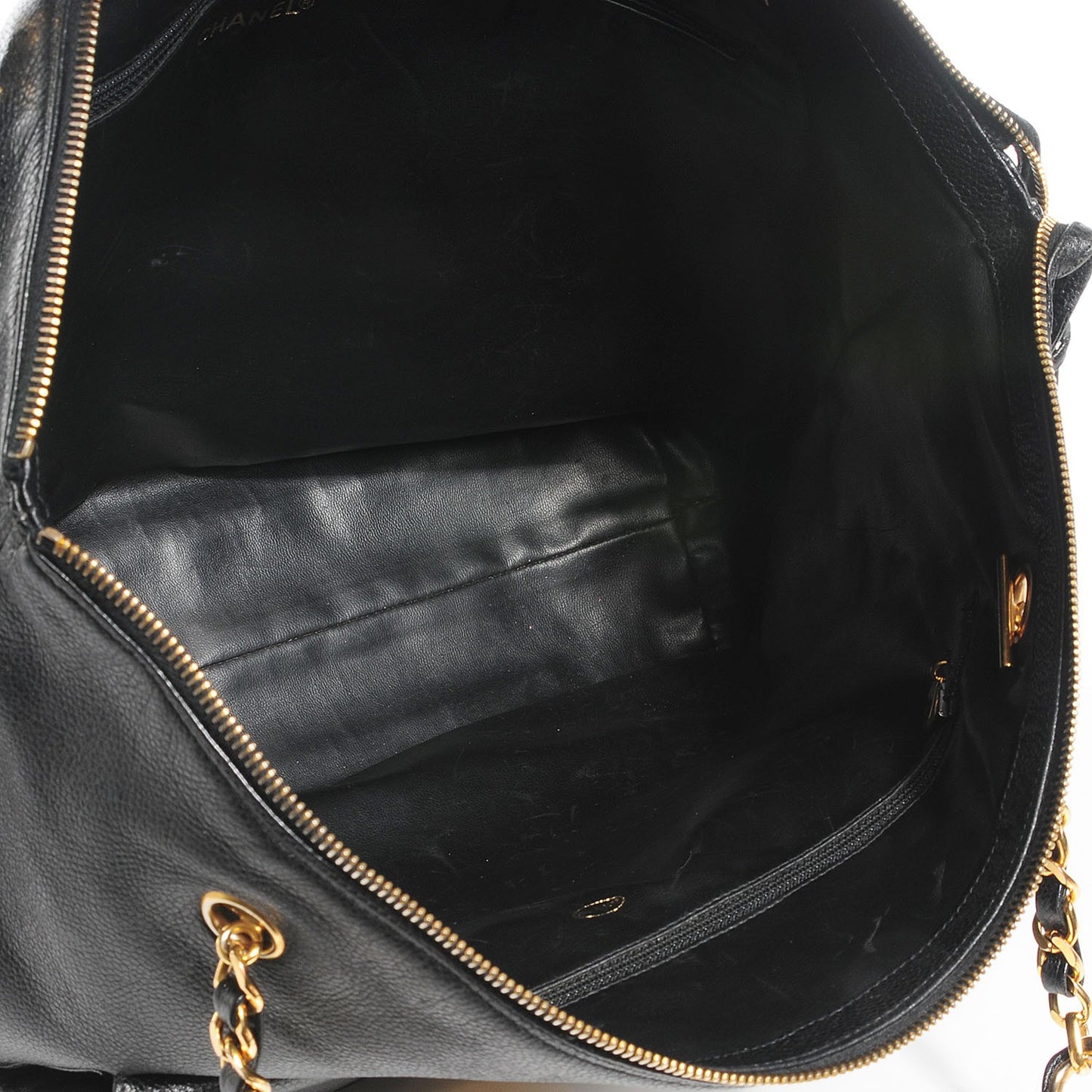 Caviar Large Shopper Tote Black