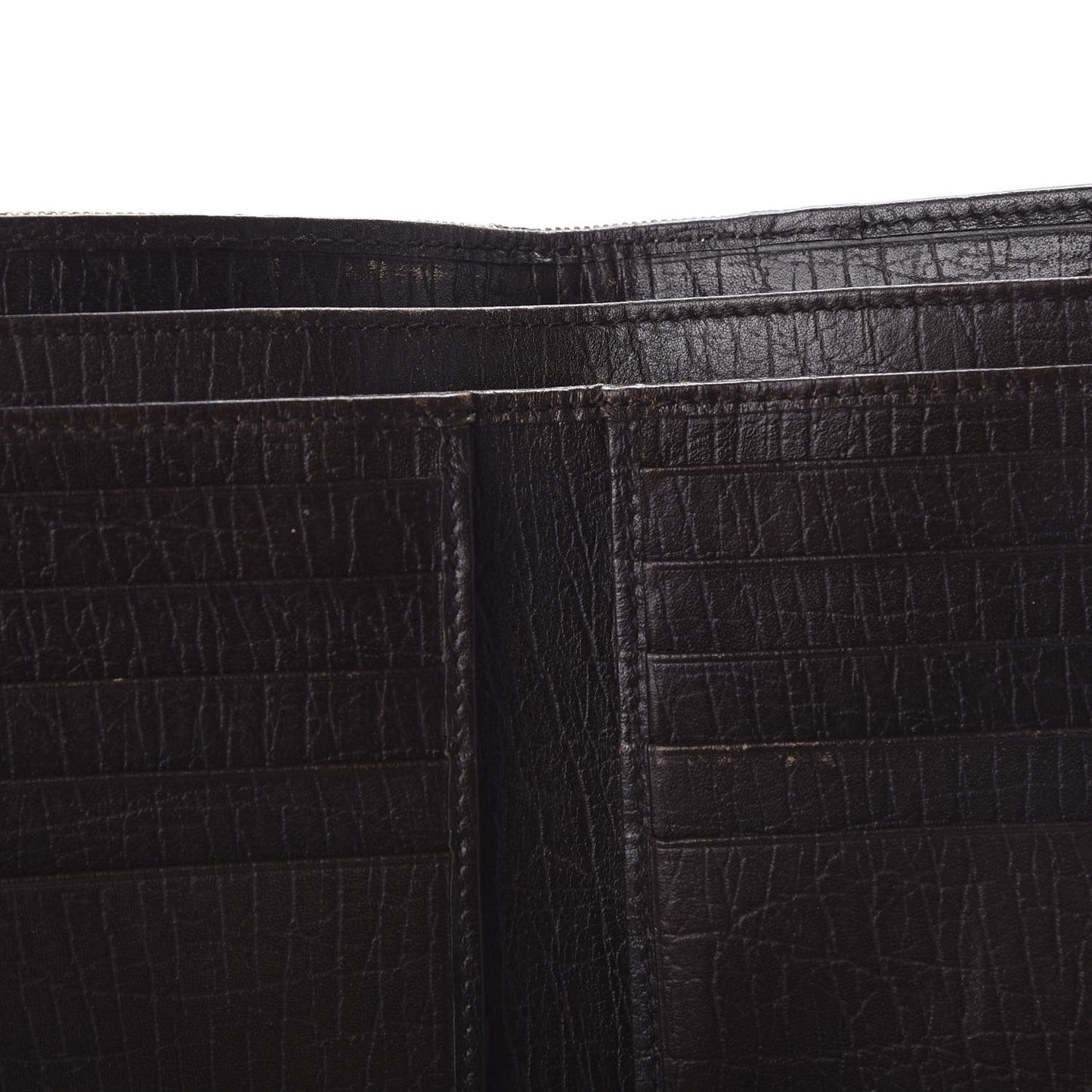 Monogram Web Hasler French Flap Wallet Brown