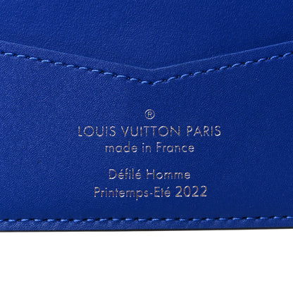 Louis Vuitton Taurillon Illusion Slender Wallet Bleu Vert 6 of 6