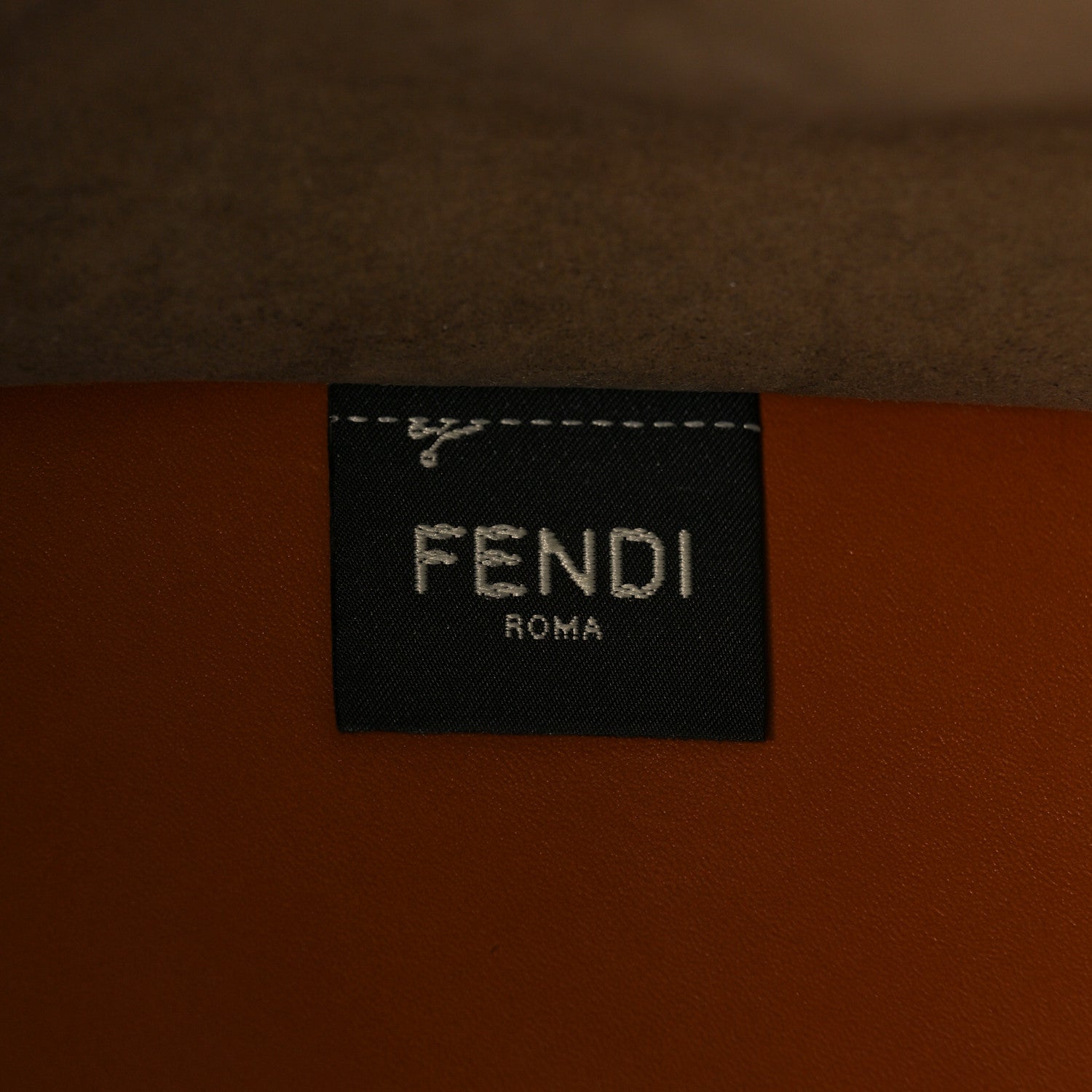 Fendi Vitello King Plexiglass Medium Fendi Sunshine Shopper Tote Cuoio 7 of 11