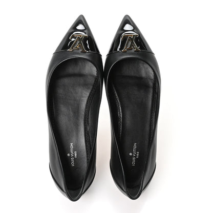 Louis Vuitton Lambskin Capucines Flat Ballerinas 36.5 Black 2 of 10