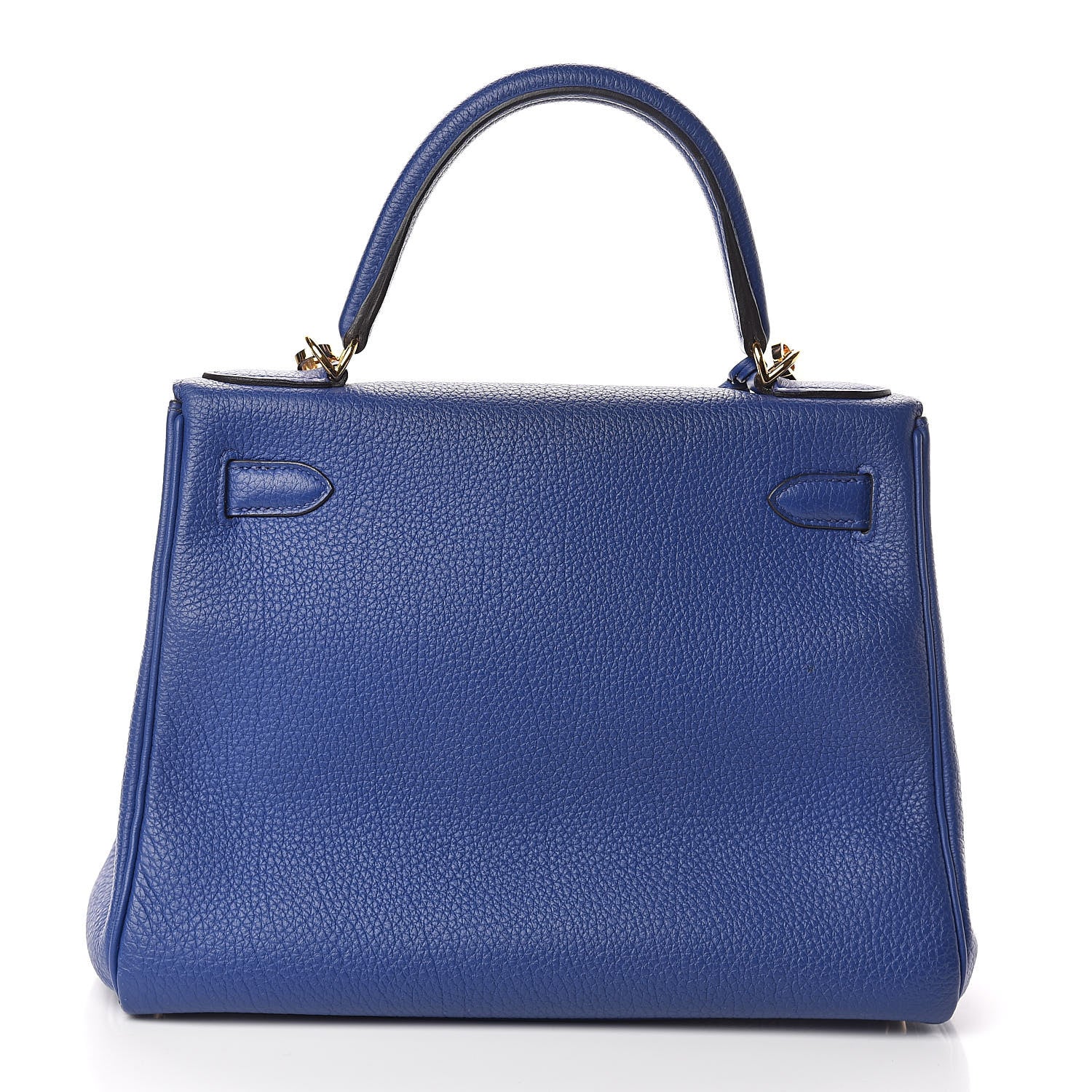 Hermes Togo Kelly Retourne 28 Bleu Electrique 4 of 37