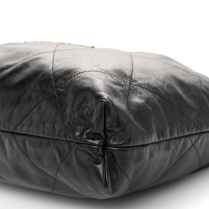 Chanel Shiny Calfskin Quilted Chanel 22 Black 11 of 11