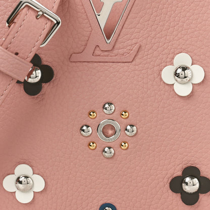 Louis Vuitton Taurillon Mechanical Flowers Capucines BB Magnolia 7 of 9