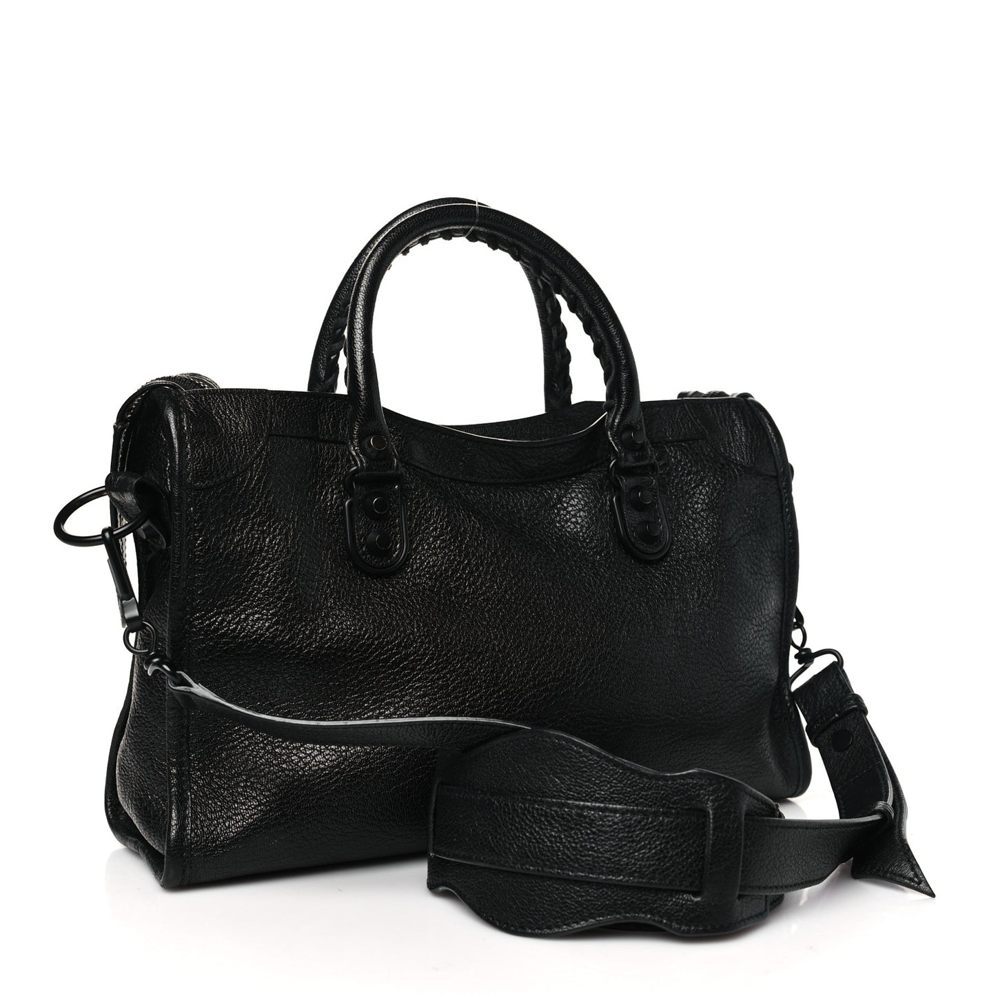 Chevre Black Metallic Edge Hardware S City Black
