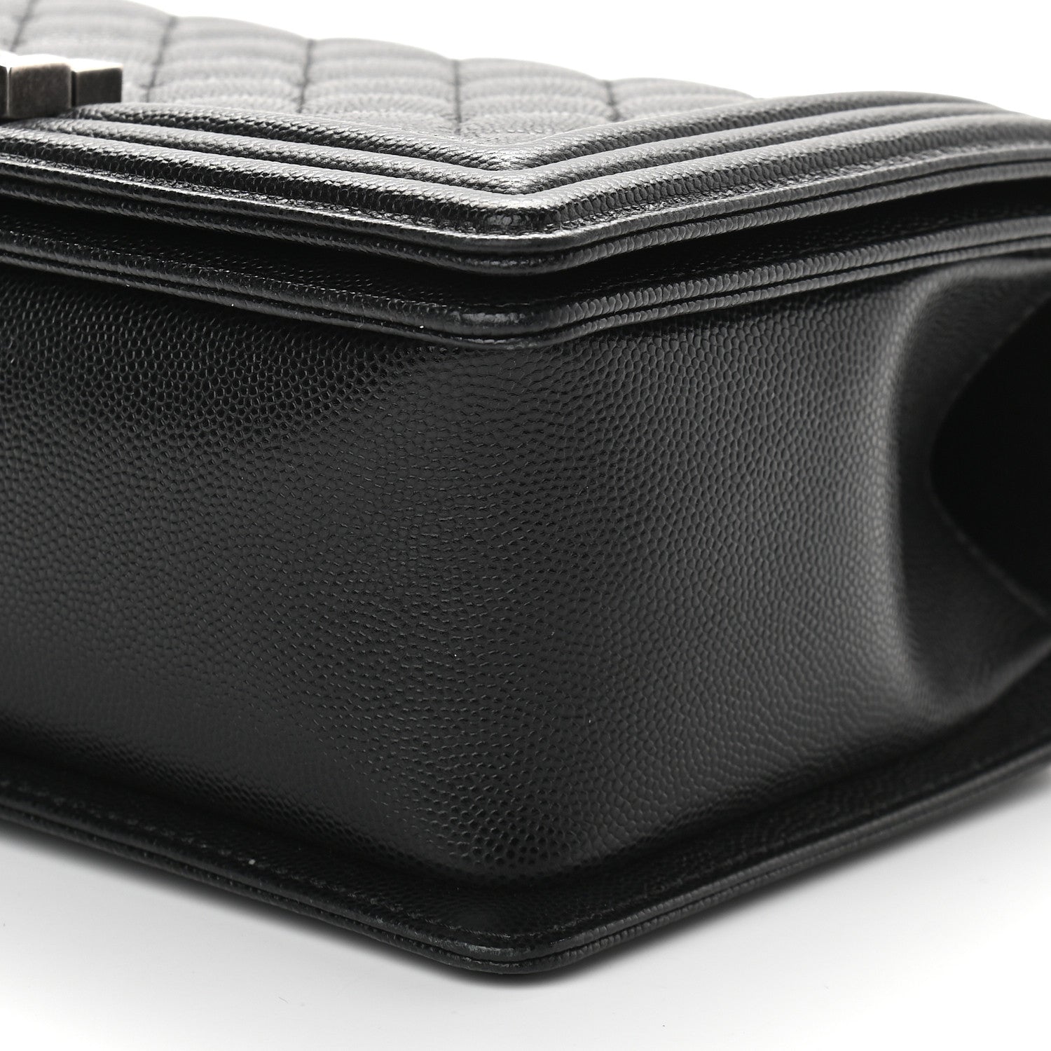 Chanel Caviar Quilted Medium Boy Flap Black 9 of 9