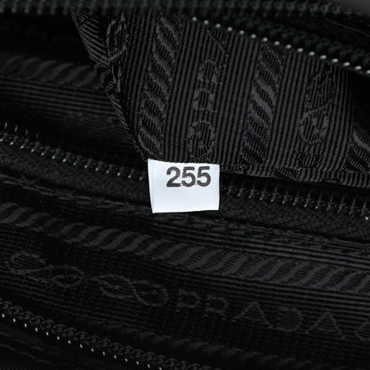 Prada Nylon New Vela Studded Messenger Bag Black 7 of 10