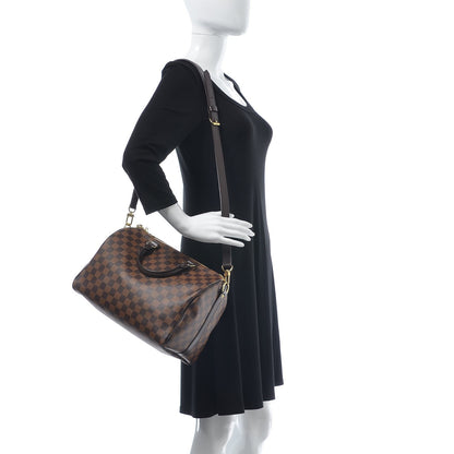 Louis Vuitton Damier Ebene Speedy Bandouliere 30 2 of 10