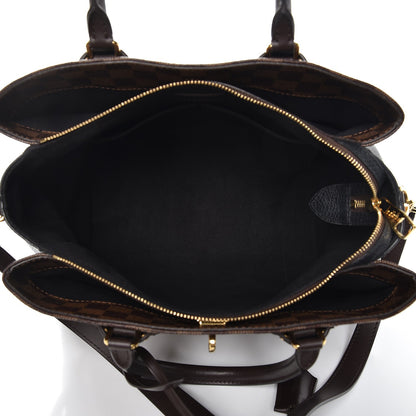 Louis Vuitton Cuir Taurillon Damier Ebene Normandy Black 6 of 13