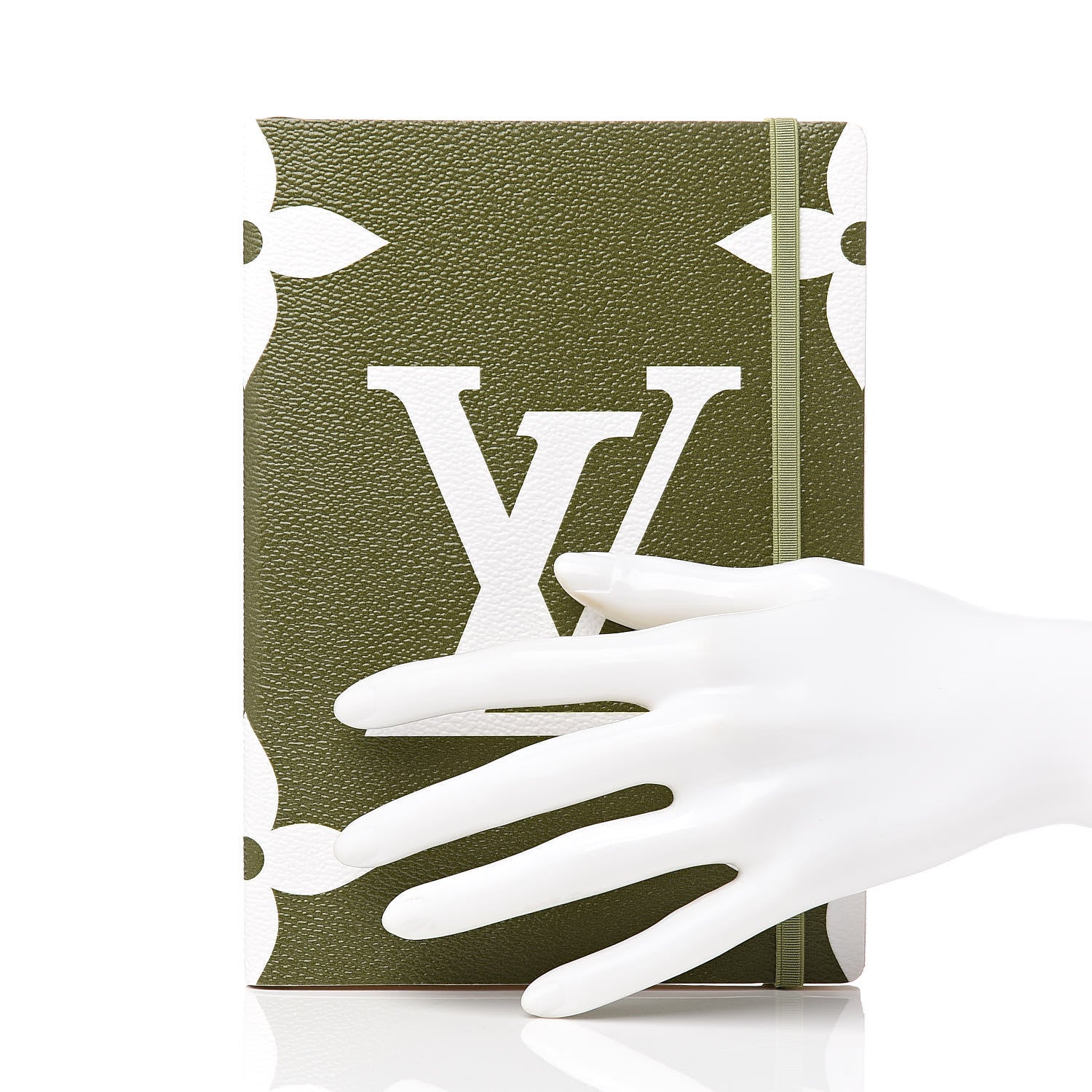 Louis Vuitton Monogram Giant Notebook Kaki Beige 2 of 7