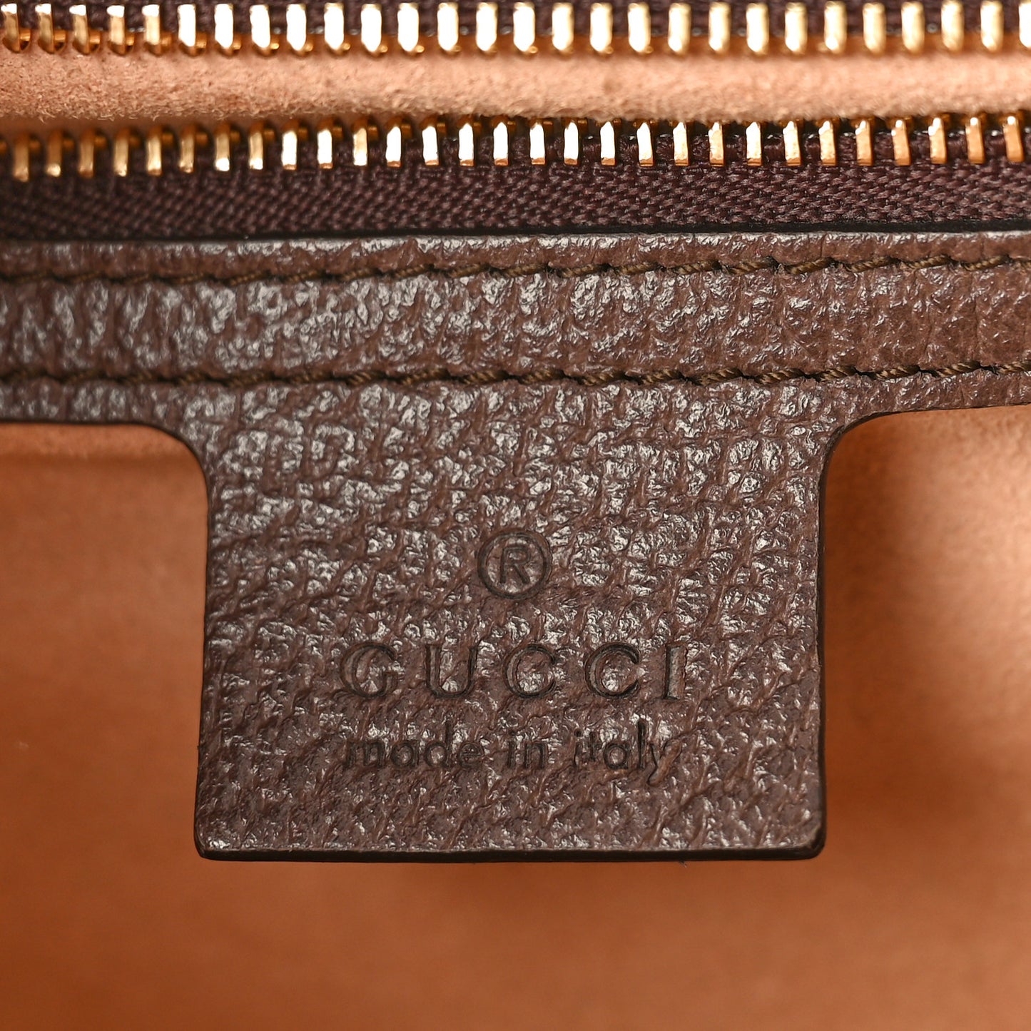 GG Supreme Monogram Web Small Ophidia Flap Messenger Bag Brown