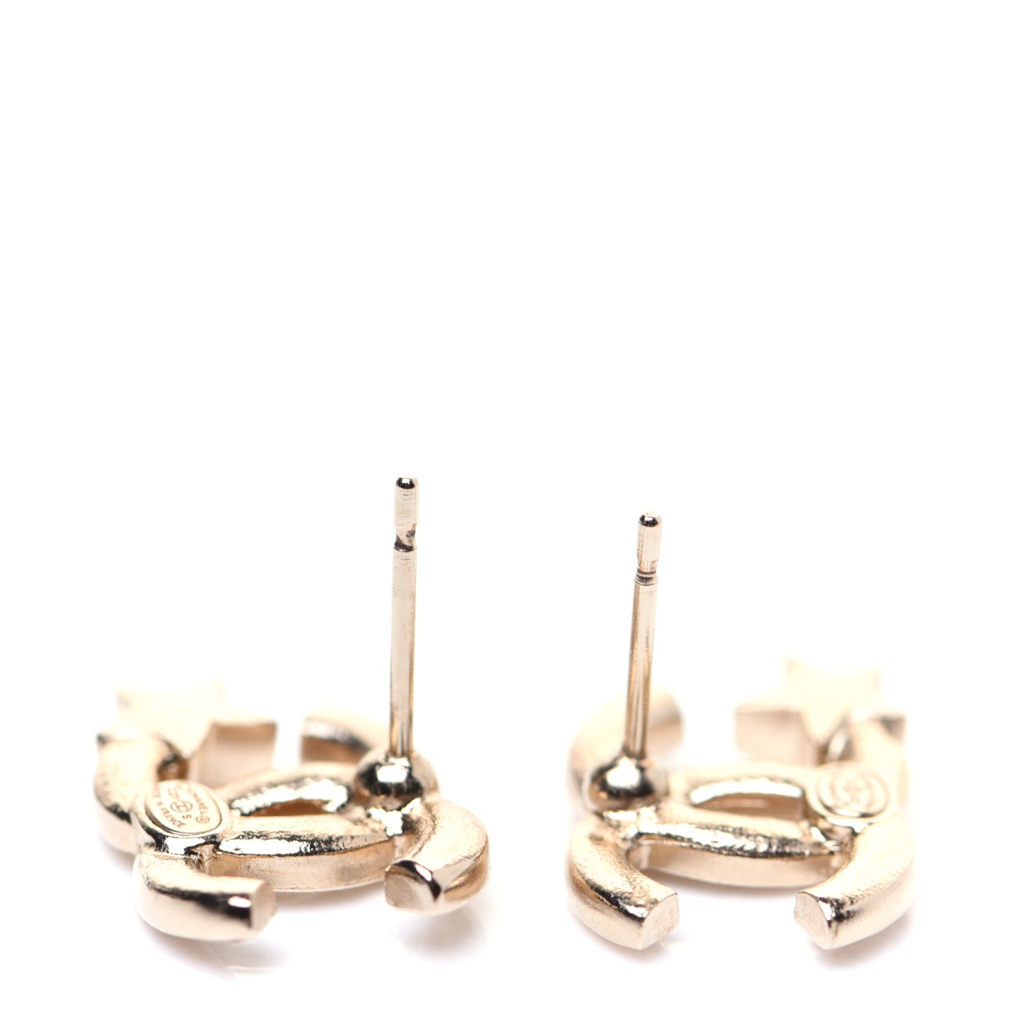 Crystal CC Starfall Earrings Gold