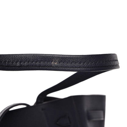 Celine Soft Grained Calfskin Small Belt Cabas Phantom Navy 7 of 9