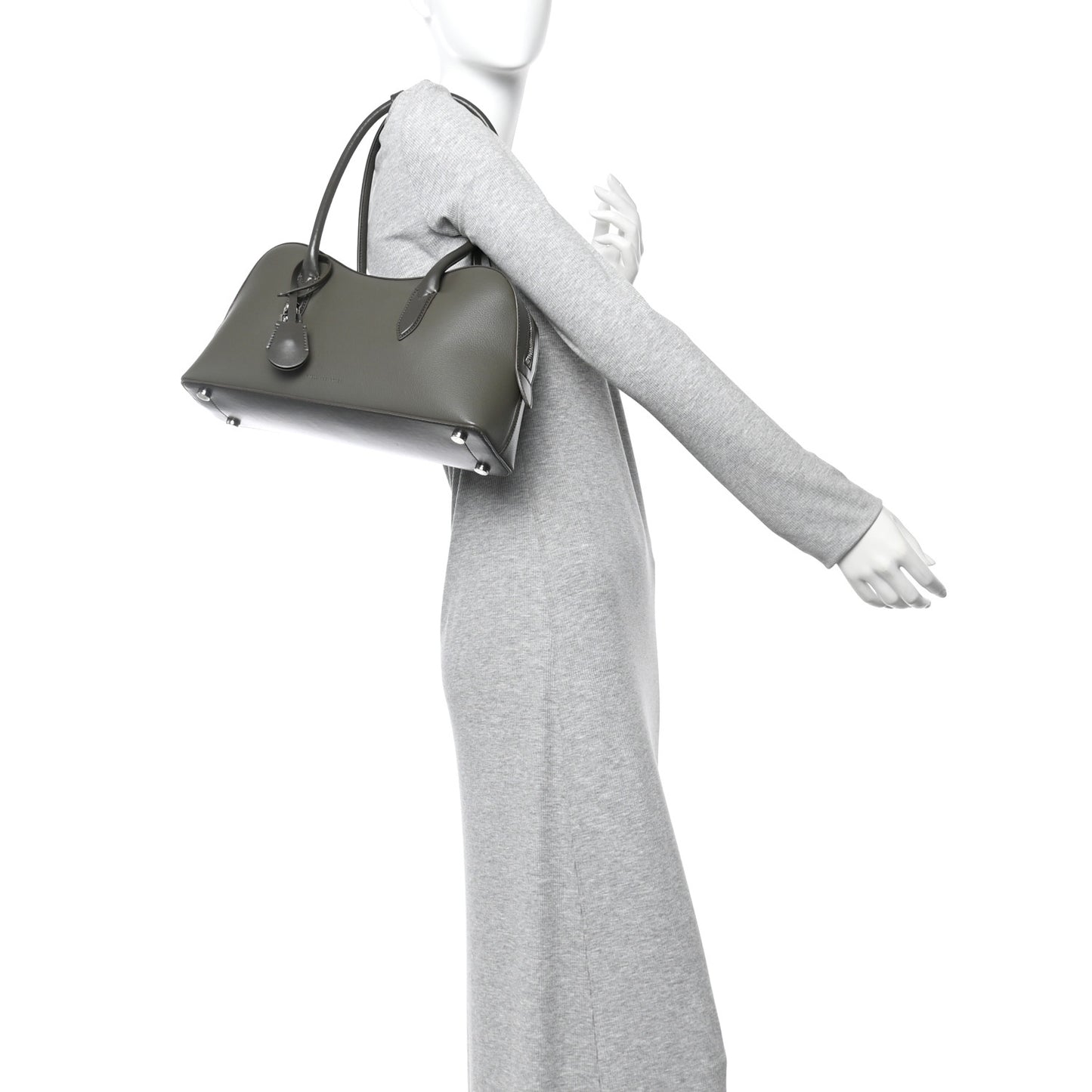 Eco Grainy Alter Mat Ryder Shoulder Bag Dark Olive