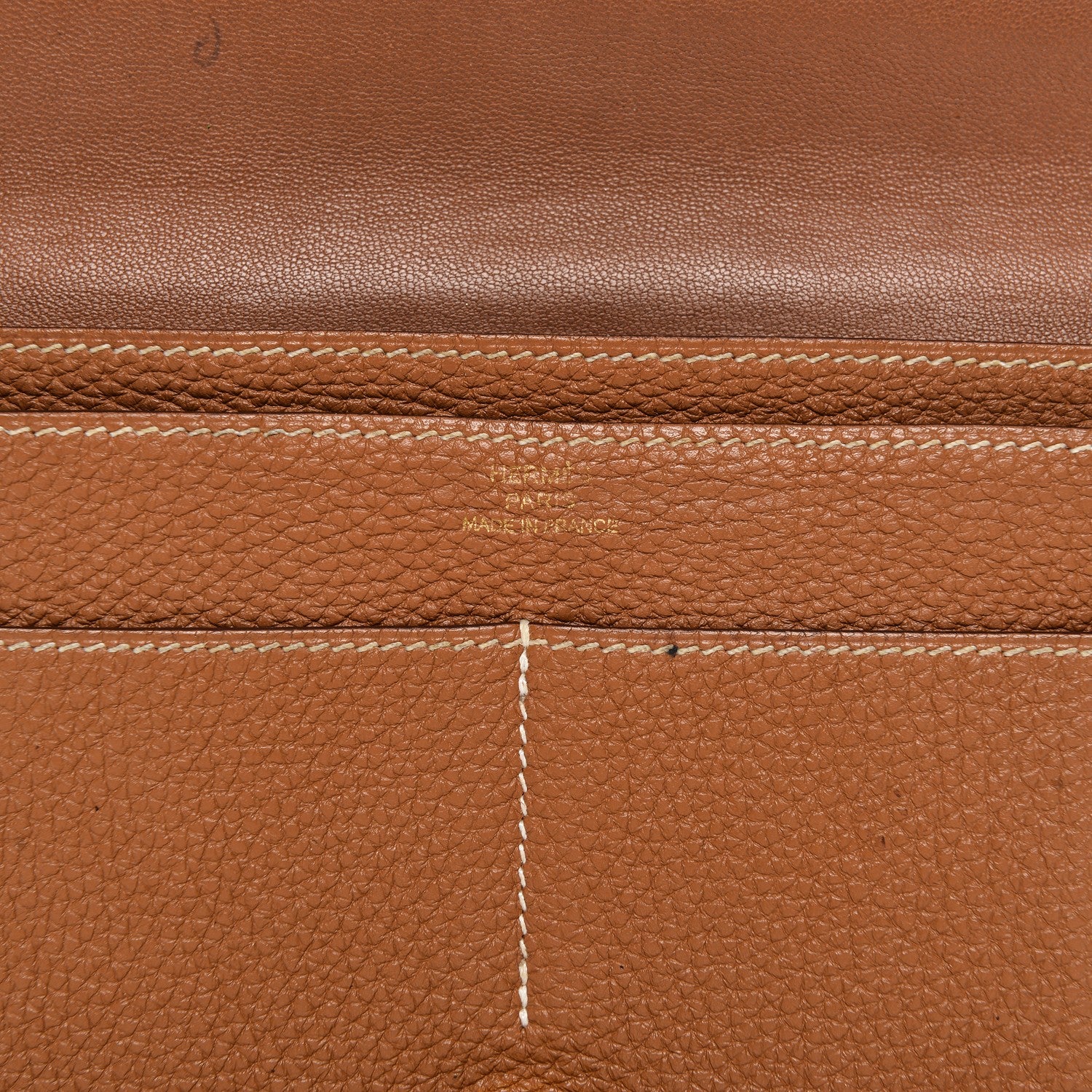 Hermes Togo Dogon Duo Wallet Gold 6 of 16