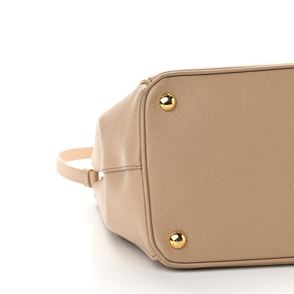 Prada Saffiano Medium Galleria Double Zip Tote Sabbia 8 of 11