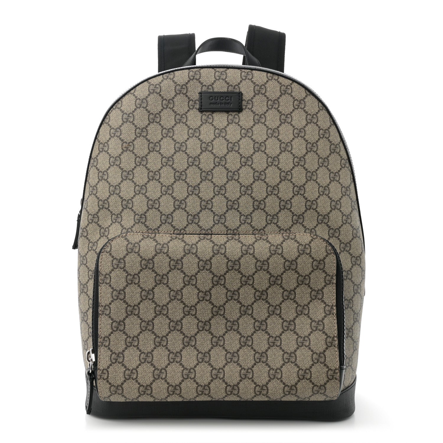 Gucci GG Supreme Monogram Medium Backpack Black 1 of 11