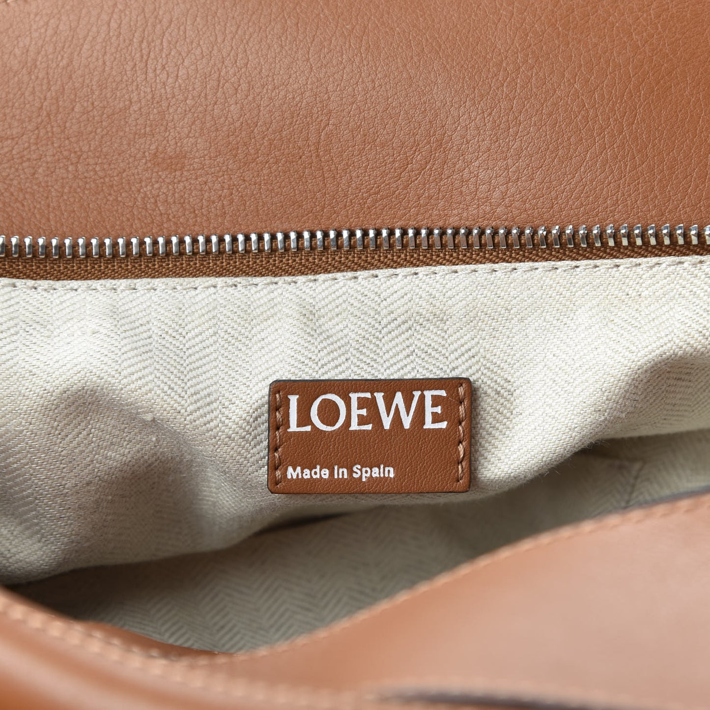 Calfskin Medium Puzzle Bag Tan