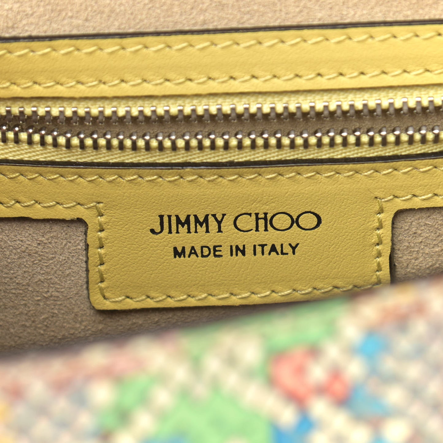 Elaphe Snakeskin Madeline Crossbody Satchel Rainbow
