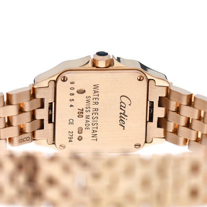 Cartier 18K Pink Gold 22mm Santos Demoiselle Quartz Watch 4 of 5