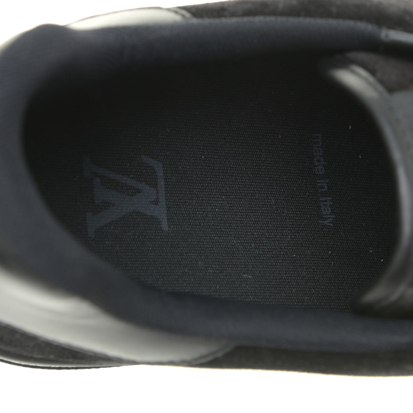 Suede Mens LV Trainer Sneakers 9 Black