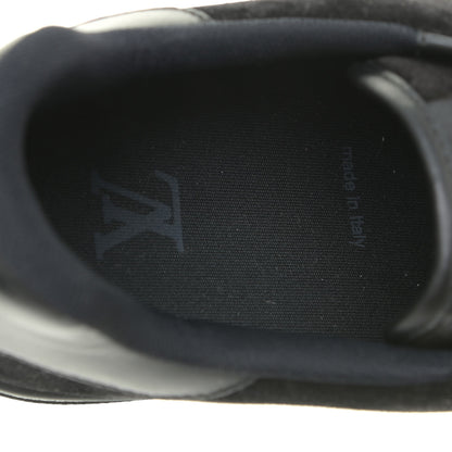 Louis Vuitton Suede Mens LV Trainer Sneakers 9 Black 12 of 15