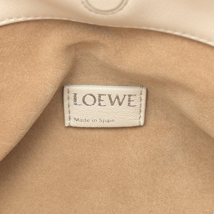 Loewe Mellow Nappa Medium Donut Chain Flamenco Knot Clutch Sea Salt 6 of 10