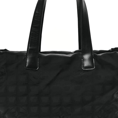 Chanel Nylon Medium Travel Tote Black 8 of 12