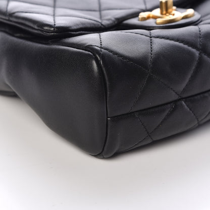 Chanel Lambskin Pearl Quilted Side Packs Black 15 of 16