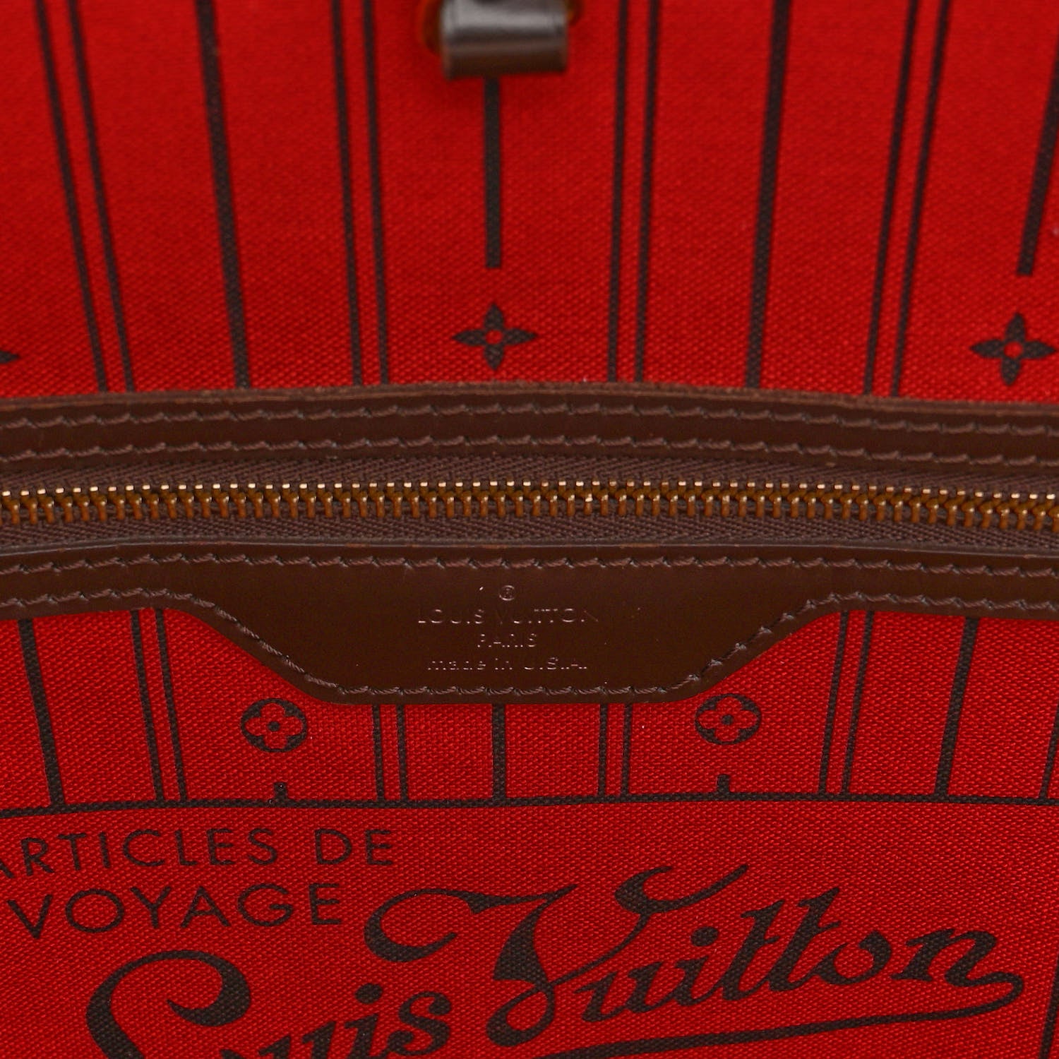 Louis Vuitton Damier Ebene Neverfull GM 6 of 9