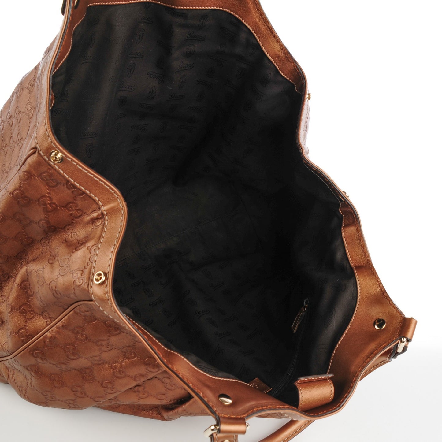 Guccissima Large Sukey Tote Bronze