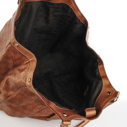 Gucci Guccissima Large Sukey Tote Bronze 5 of 9