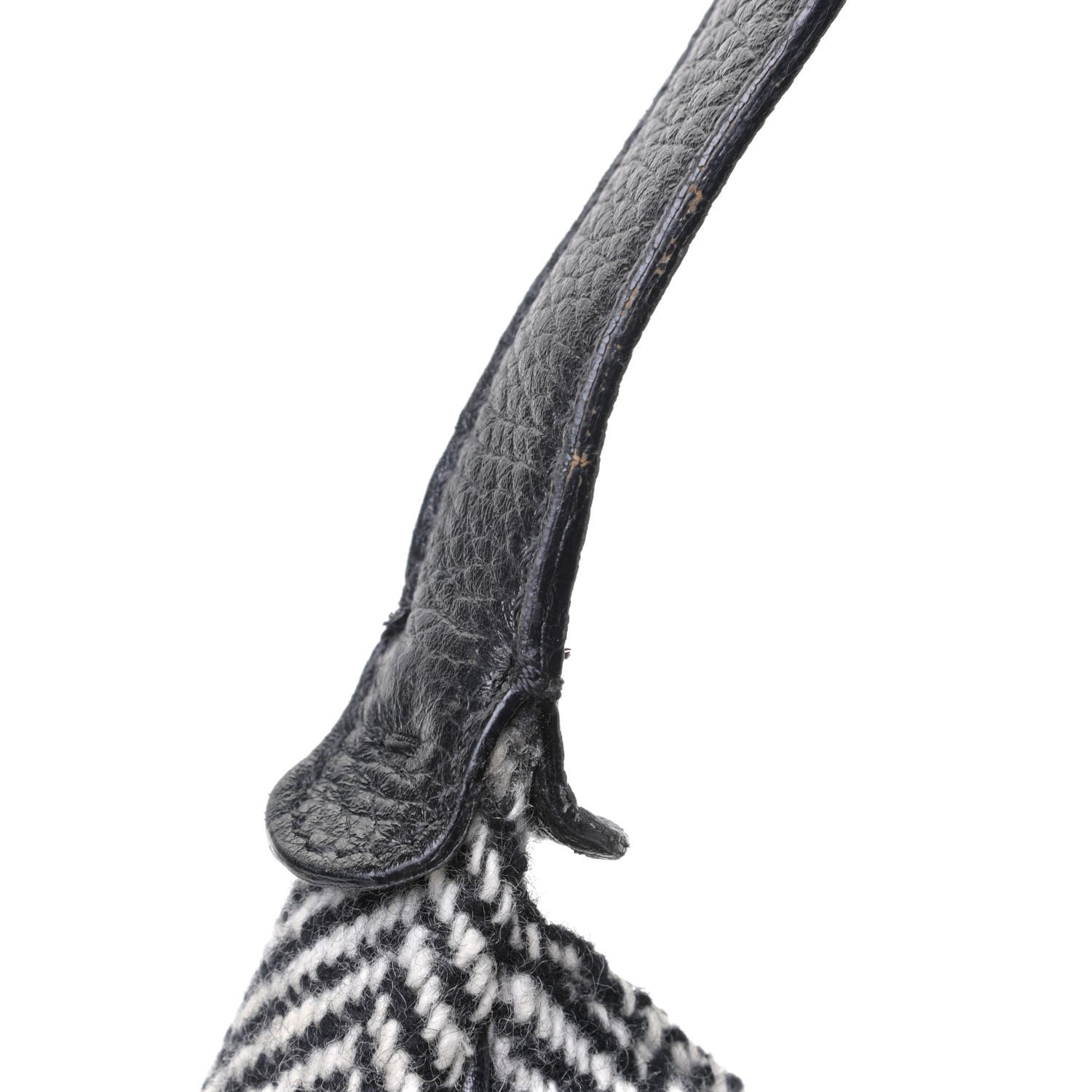 Burberry Knit Shoulder Bag Black White 5 of 8