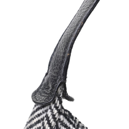 Burberry Knit Shoulder Bag Black White 5 of 8