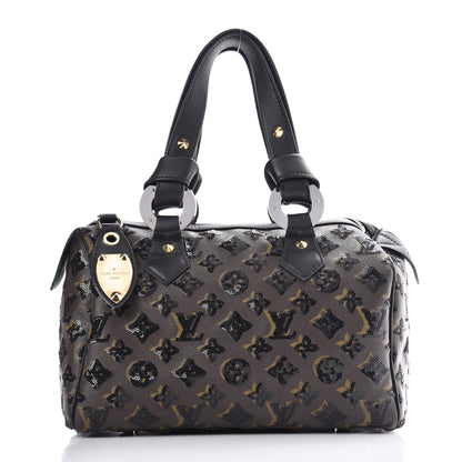 Louis Vuitton Monogram Sequins Eclipse Speedy 28 Black 1 of 12